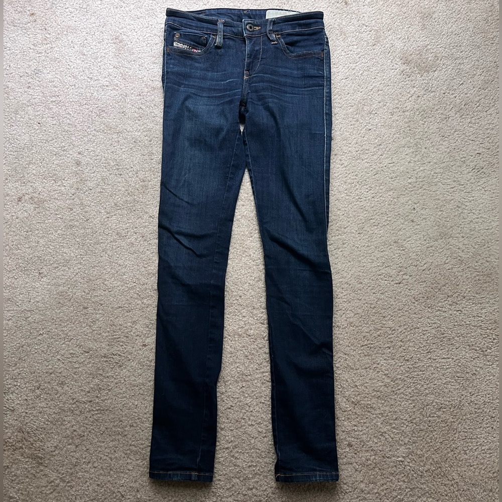 Diesel Women's Size 25 Blue Skinny Jeans